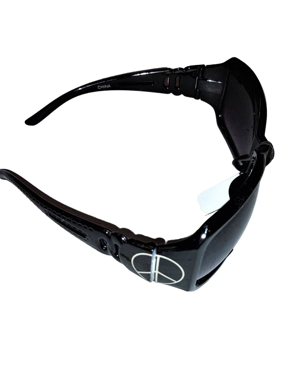 Women's Retro Sunglasses Block Logo Peace Sign UV Protection New Chic Polarized